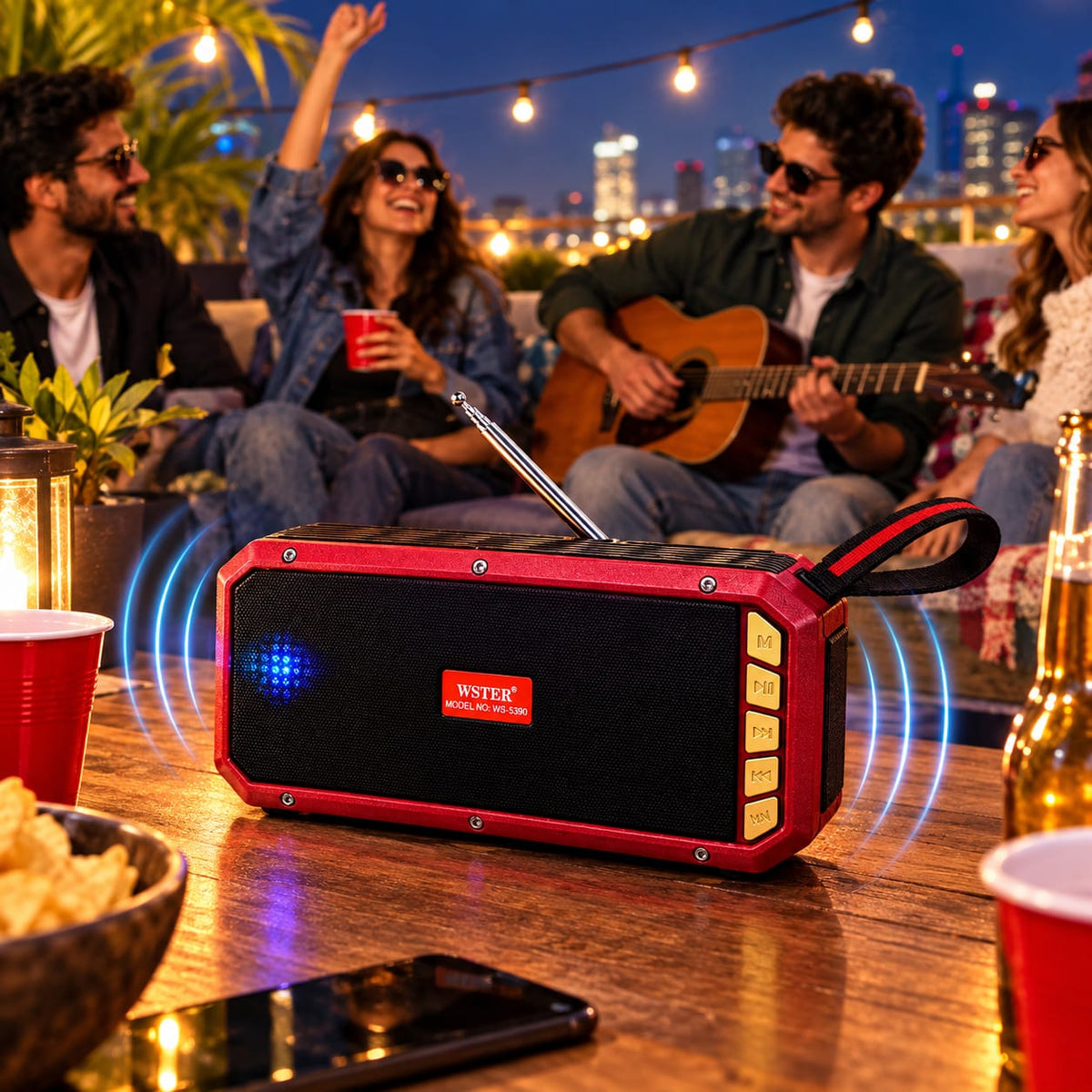 WSTER Multimedia Wireless Bluetooth Speaker WS-5390