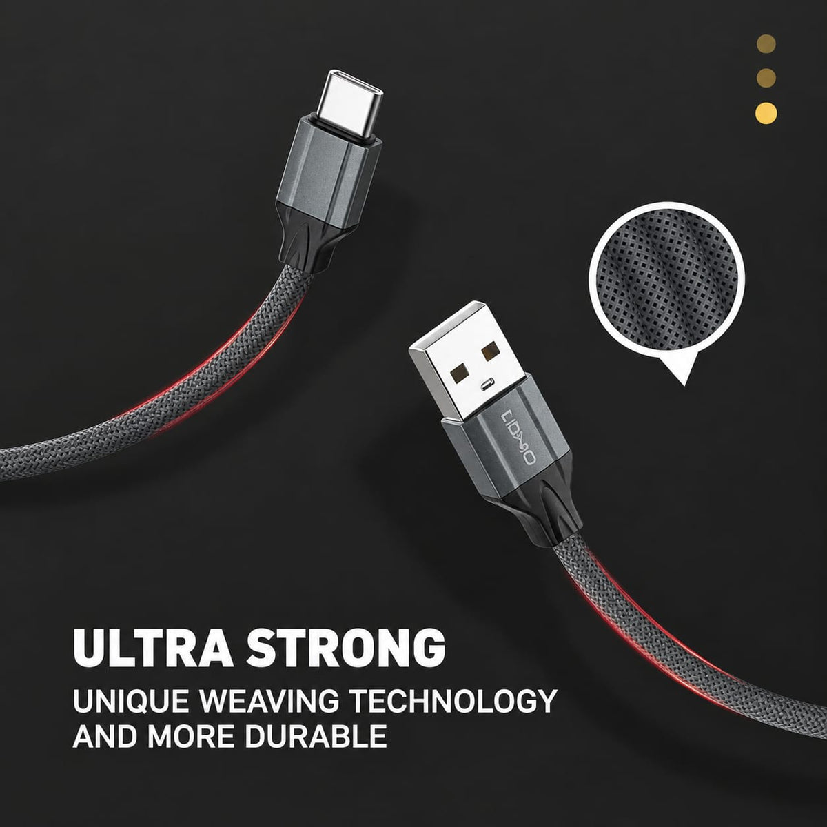 LDNIO USB-A to Type C Cable LS441