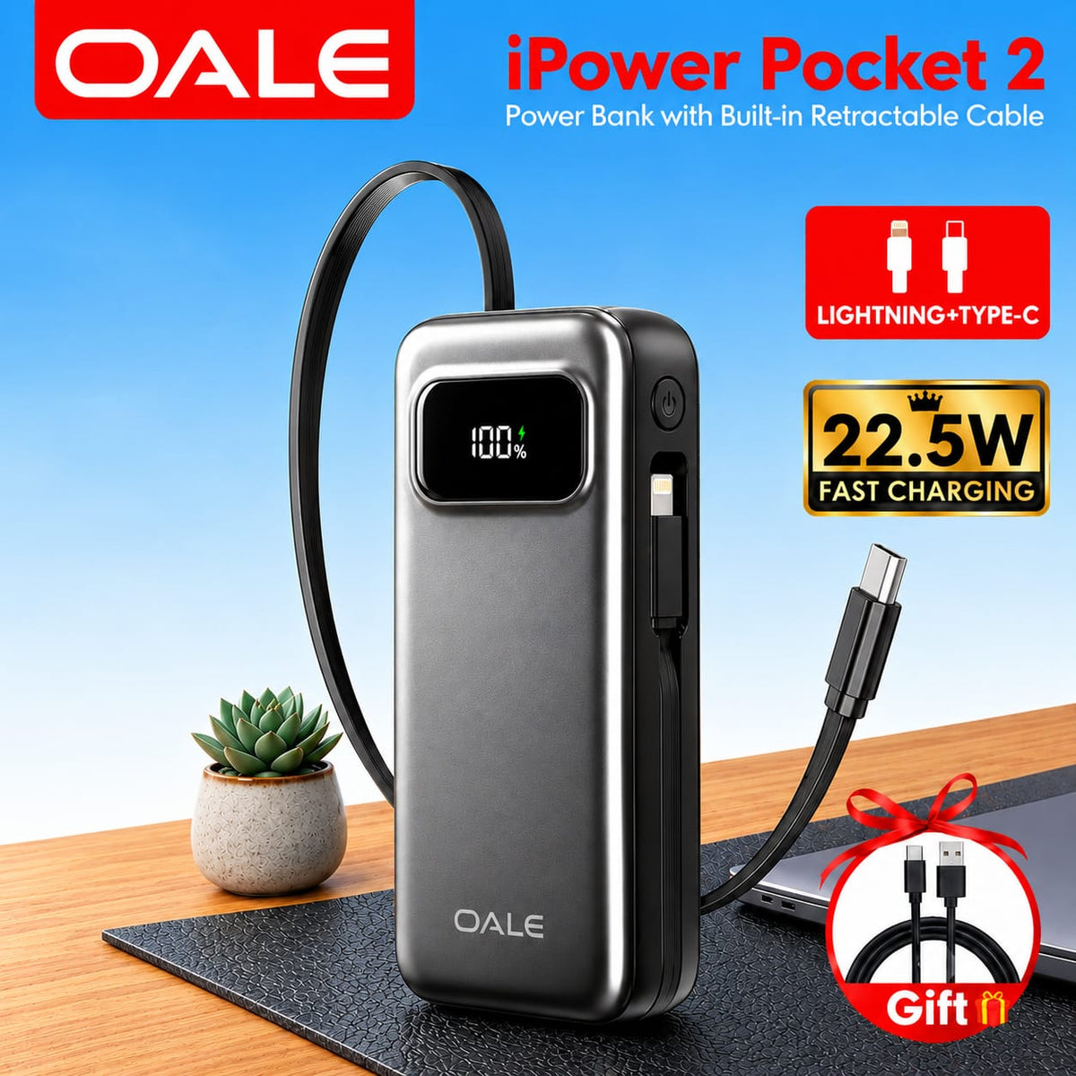 OALE iPower Pocket 2 10,000mAh Power Bank