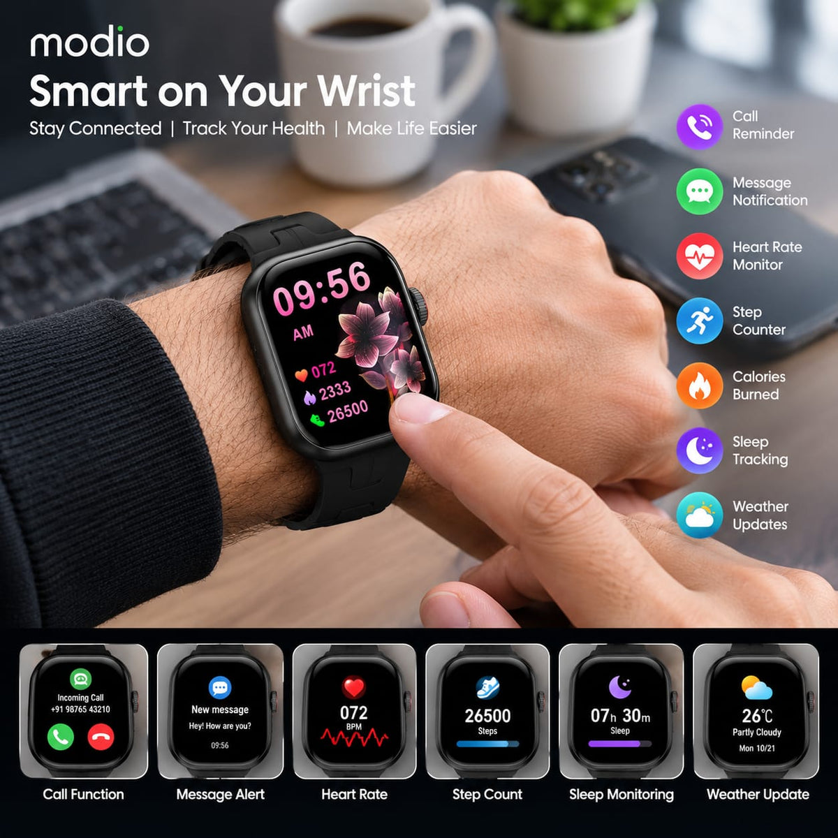 Modio Mini Smartwatch MW12