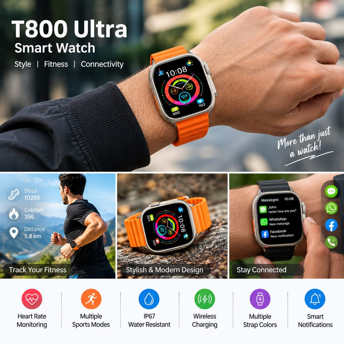 T800 Ultra Smart Watch