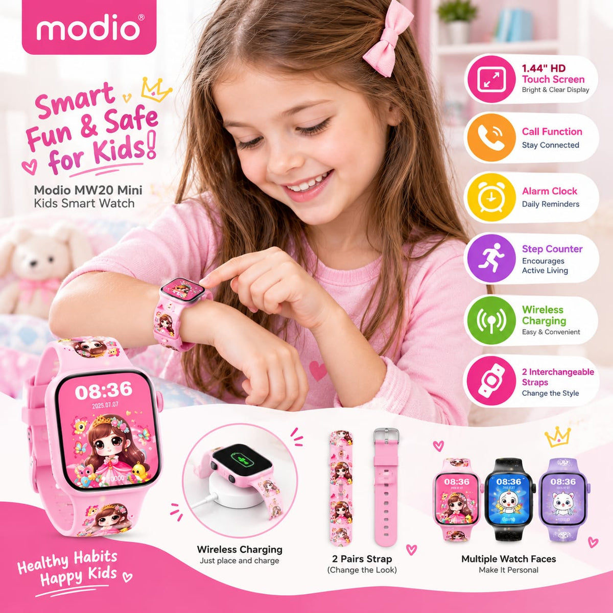 Modio Mini Kids Smartwatch MW20