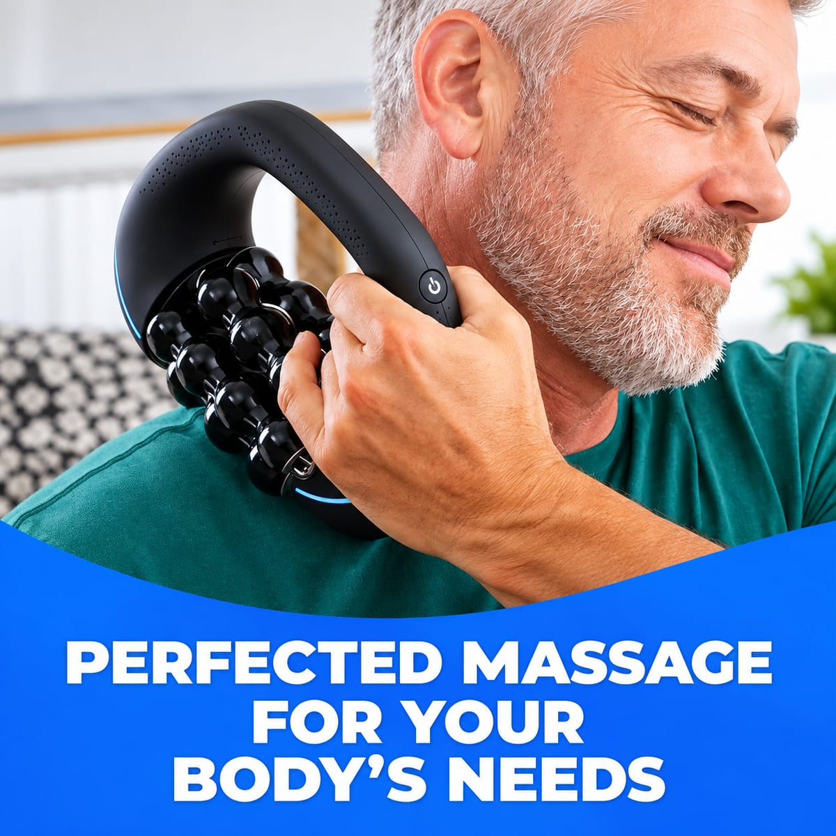 Powered Rolling Massager – Rechargeable Deep Tissue Massage Roller
