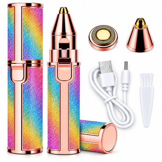 Rechargeable 2-in-1 Eyebrow Trimmer & Ladies Shaver