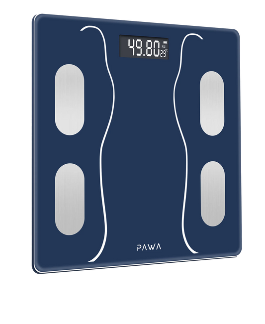 Pawa Smart Body Scale with Body Analysis App - Dark Blue