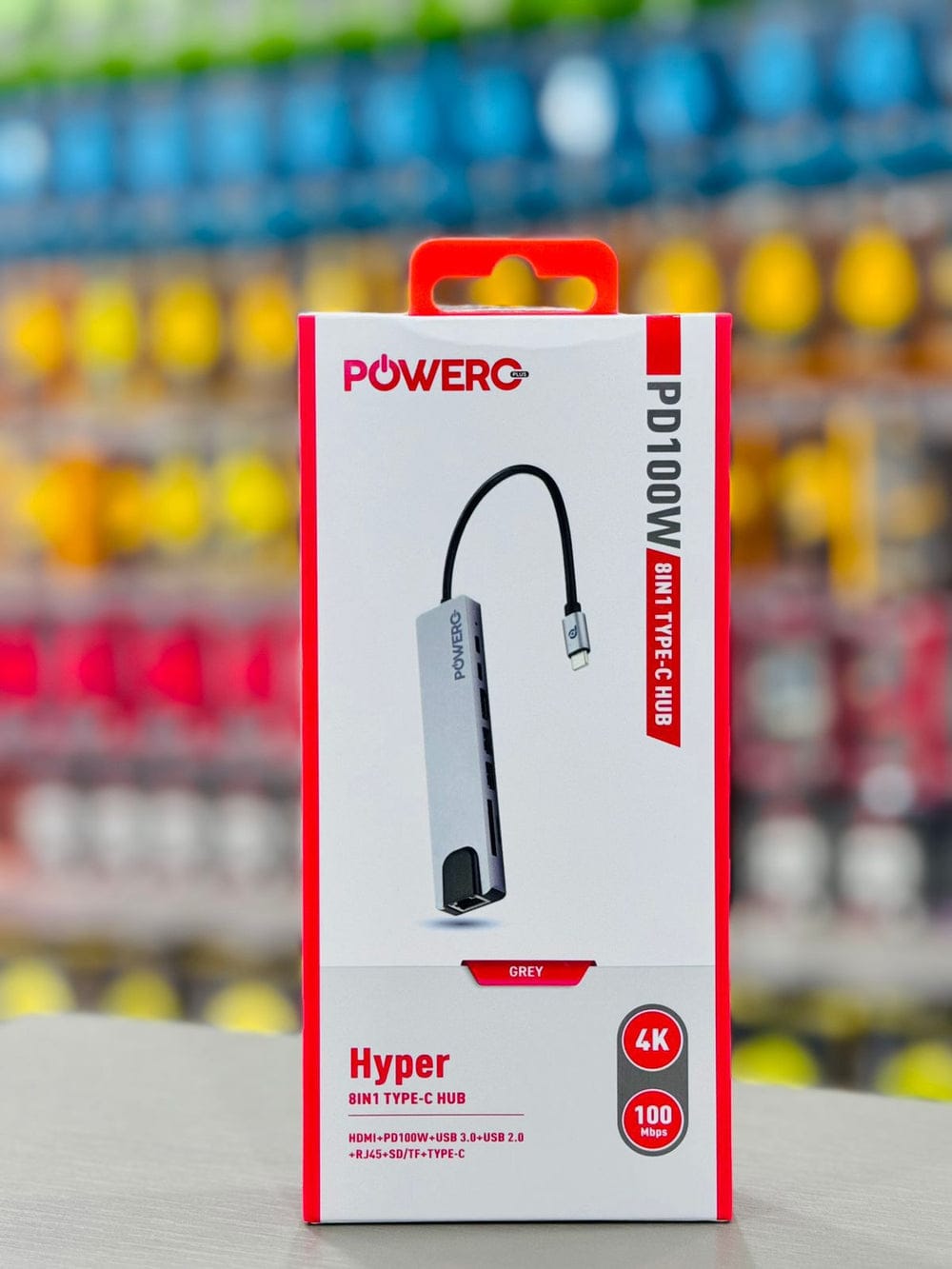 Powero+ Hyper 8IN1 Type-C Hub