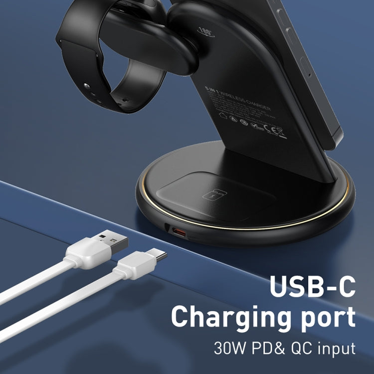 Ldnio 5 IN 1 Desktop Wireless Charging Station WL02