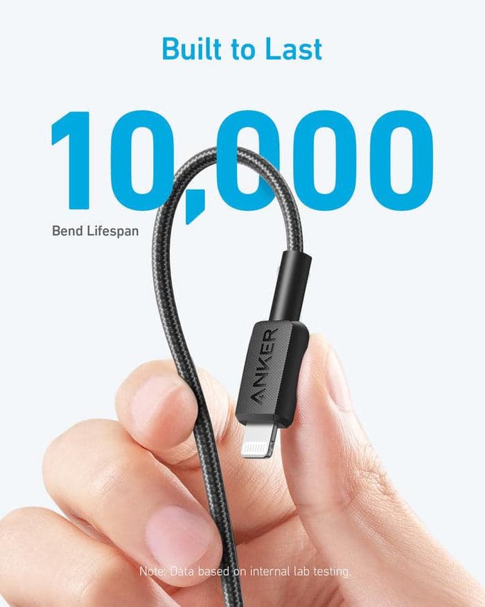 Anker 322 USB-C to Lightning Cable Braided 0.9m/3ft