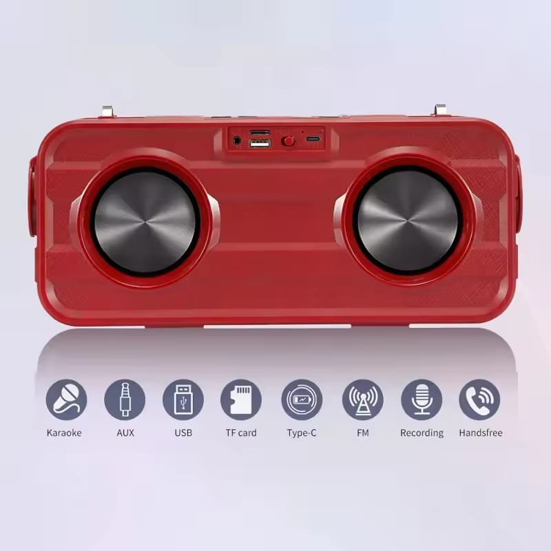 Wester Portable Bluetooth speaker with 2 Wireless Microphone WS-950