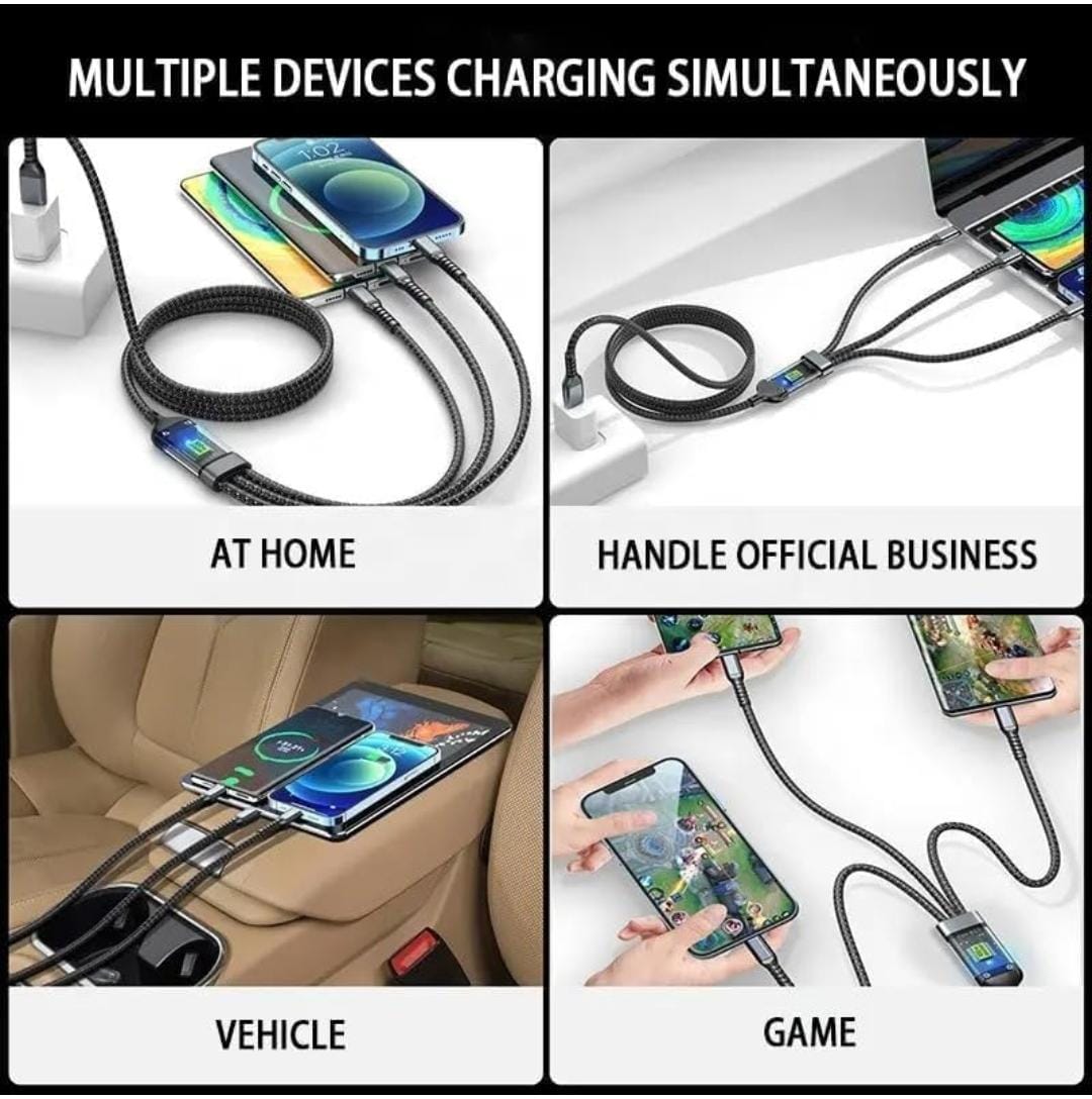 X-hanz 3in1 USB Fast Charging Cable 100W LM05