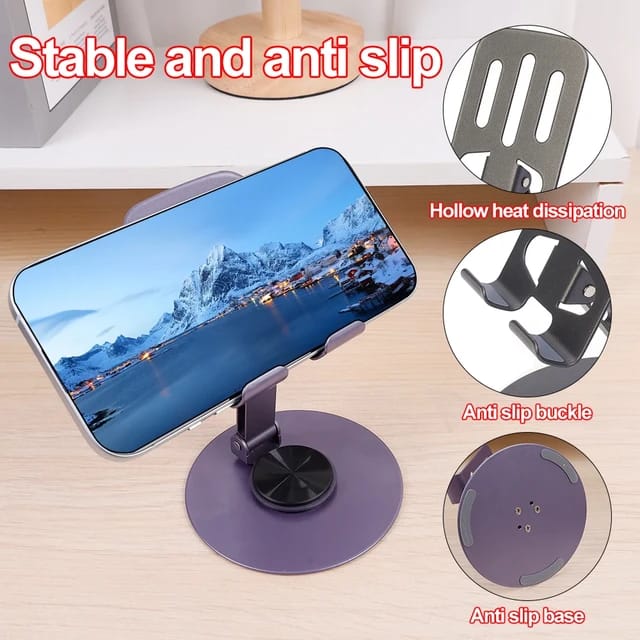 Portable Foldable Desktop Mobile Phone Stand