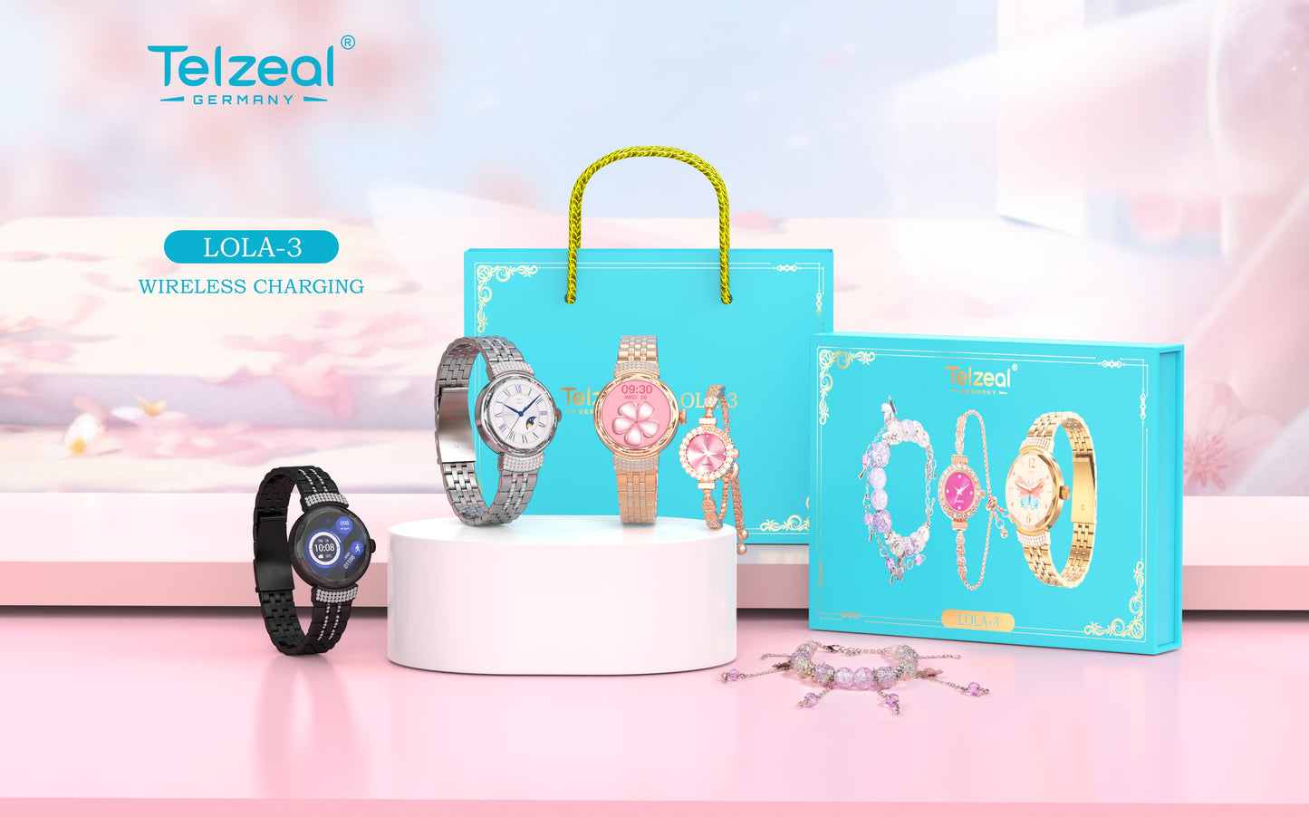 Telzeal Lola-3 ladies smartwatch