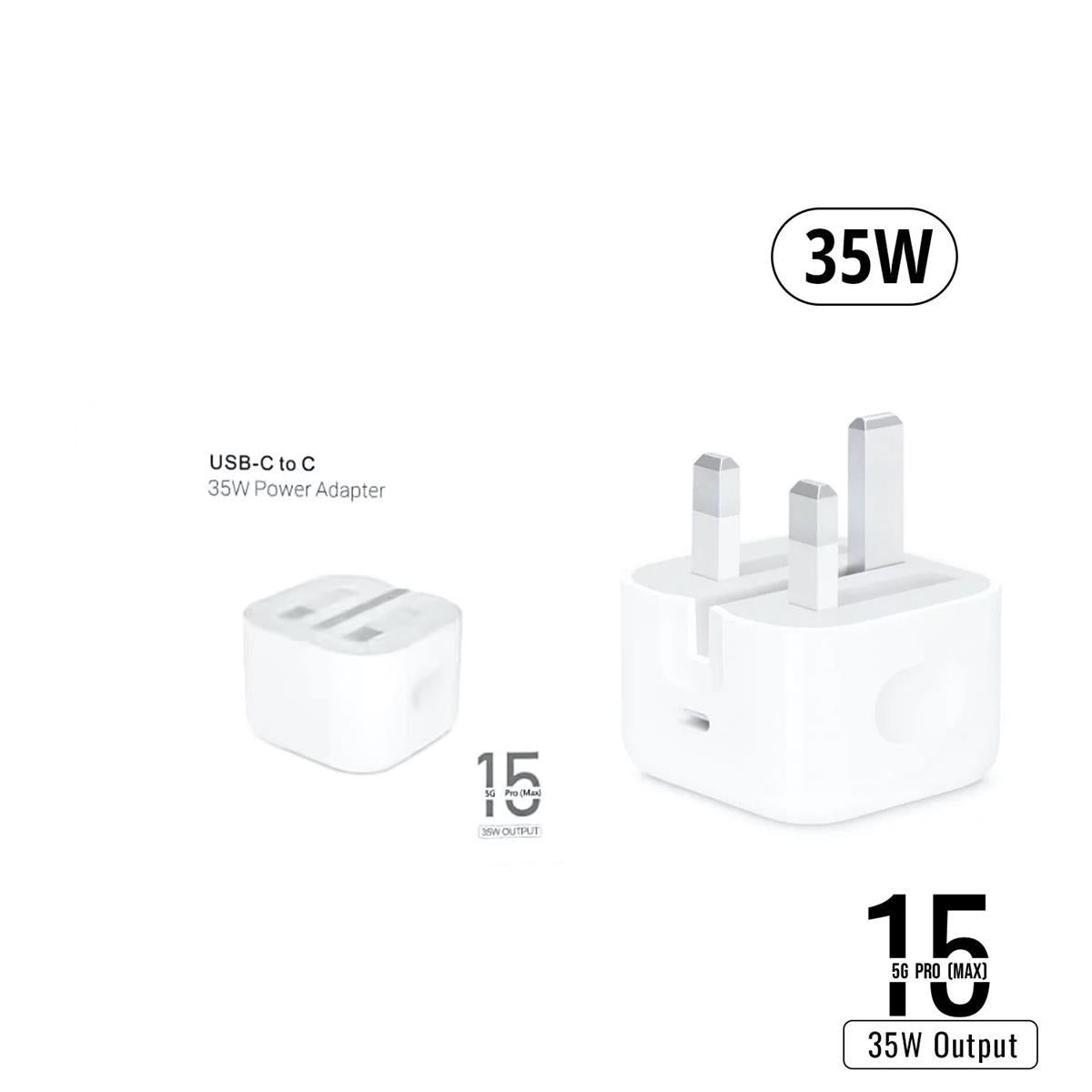 35W Fast Charger USB-C Power Adapter – Bobyan Gold Accessories