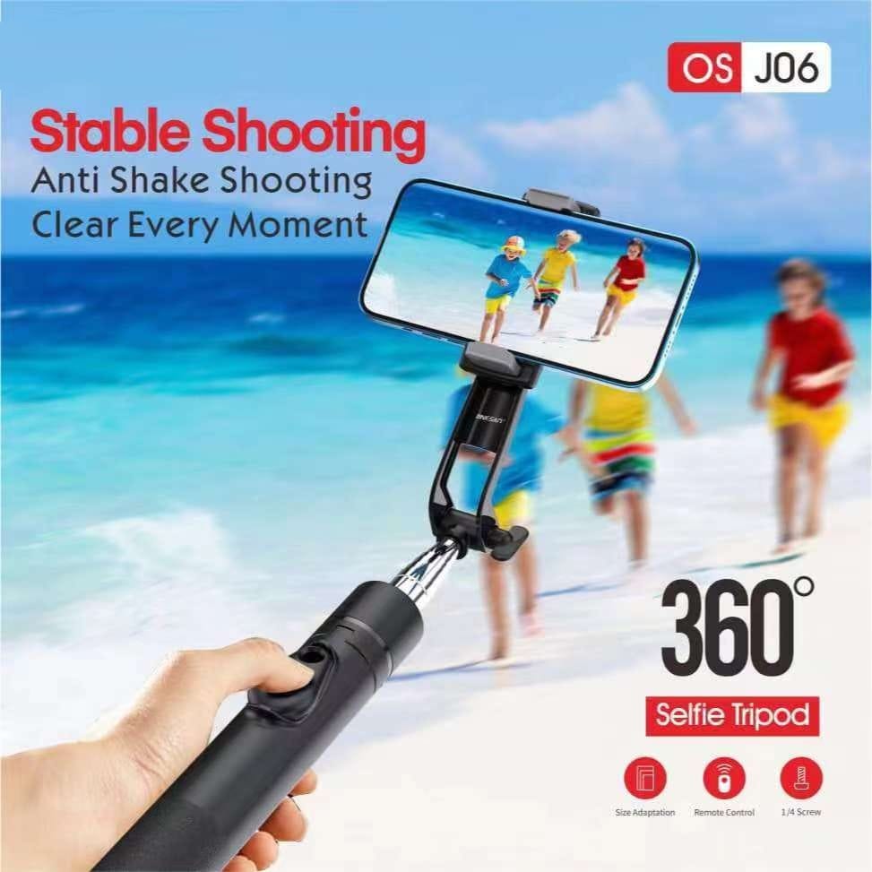 ONESAM Retractable Bluetooth Selfie Stick 360 Rotation OS-J06