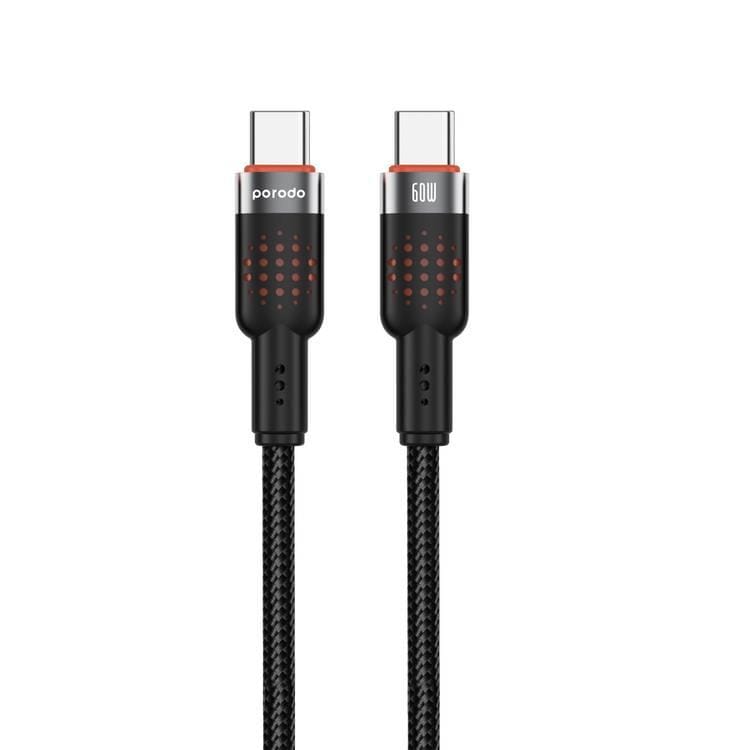 Porodo USB-C to USB-C Aluminum Braided Cable