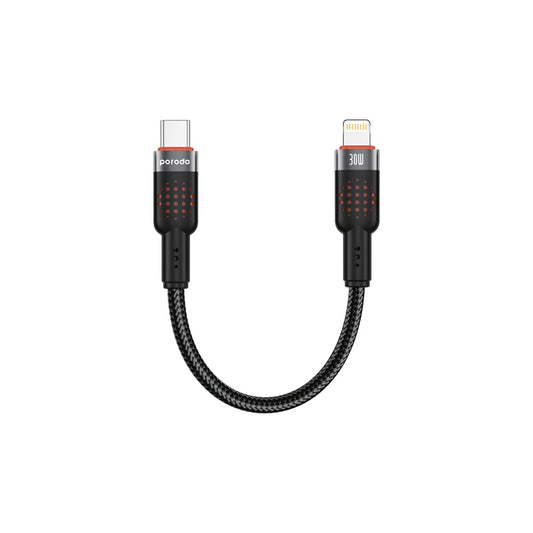 Porodo Braided Powerbank Cable USB-C to Lightning