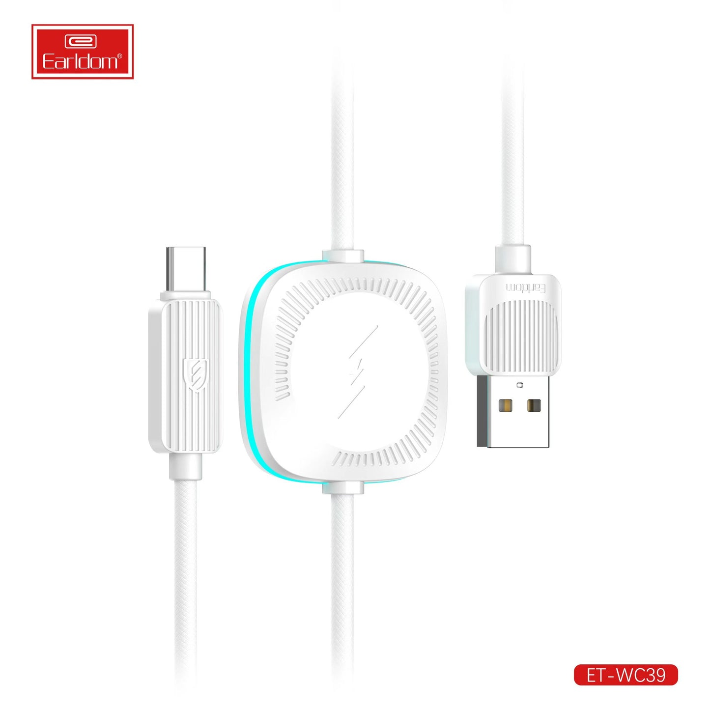 Earldom 2-in-1 USB to USB-C Charging Cable For Watch & Mobiles