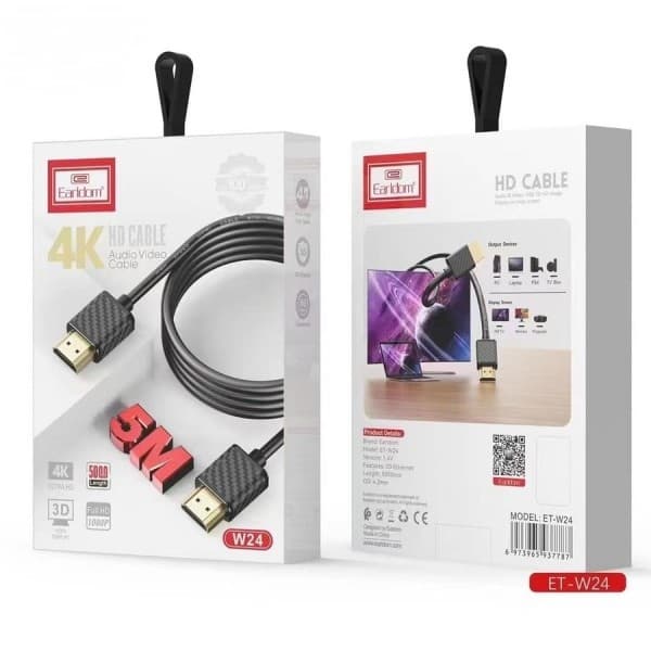 Earldom 4K Hdmi Cable 5 Metre W24