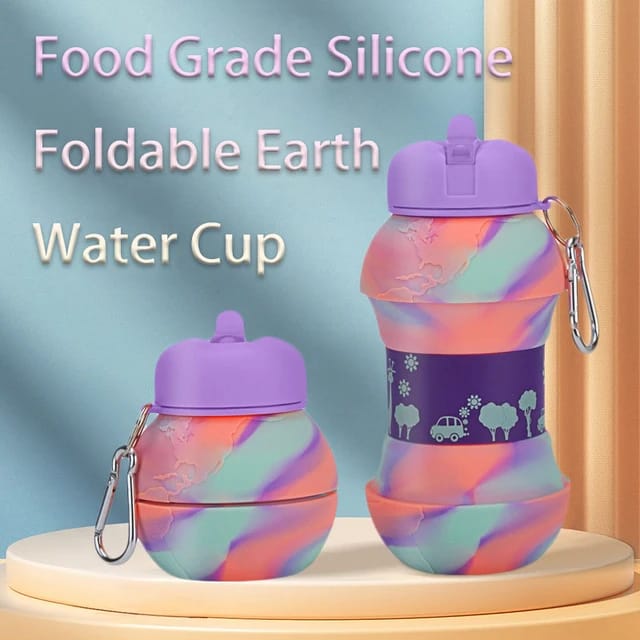 Silicone Foldable Water Bottle 550ML