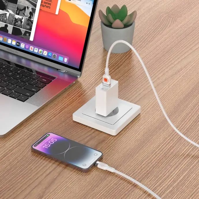 Porodo Braided Cable USB-A to USB-C