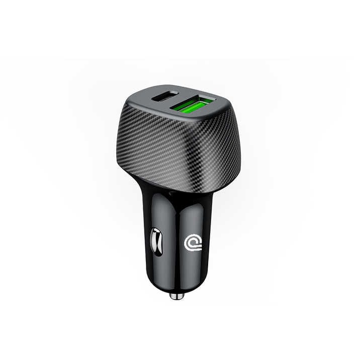 Phone Planet Premium car charger 38W Max USB A & Type C Port PP-CC03