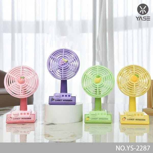 Portable Mini Cartoon Desktop Fan