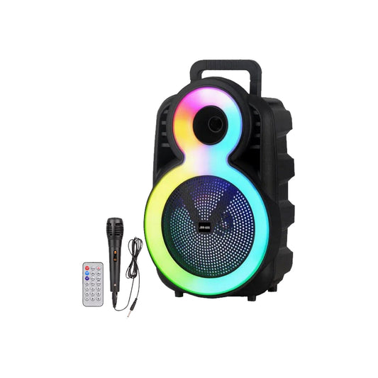 Karoake Portable 8 inch Party Bluetooth Speaker JBR-608