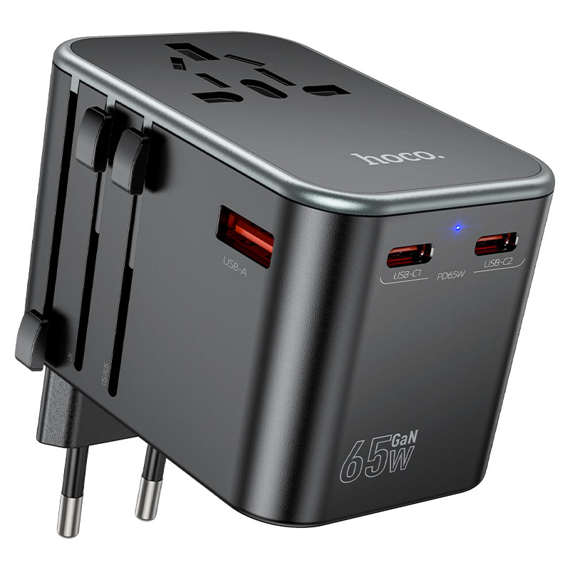 Hoco AC17 Conversion charger PD65W EU / US / UK / AU