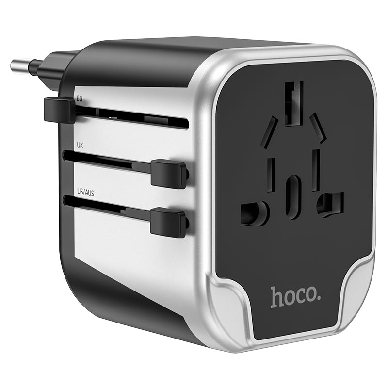 Hoco Wall charger AC5 Level with plug converter