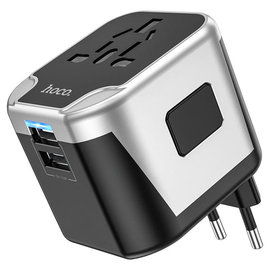 Hoco Wall charger AC5 Level with plug converter