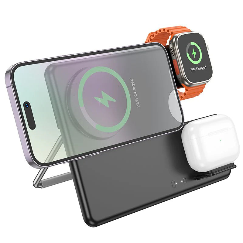 Hoco in 15W Magsafe Magnetic Dock Wireless Charger Folding
