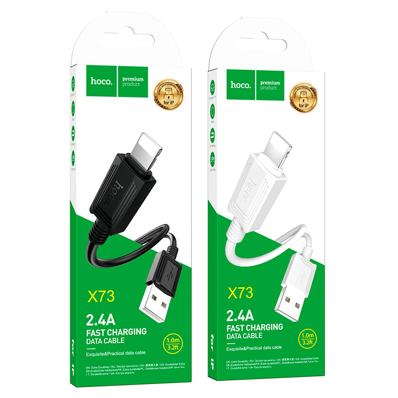 Hoco Cable USB to Lightning X73 charging data sync