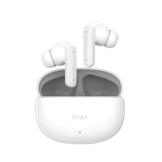 Pawa Pellucid ANC True Wireless Earbuds - Grey & White
