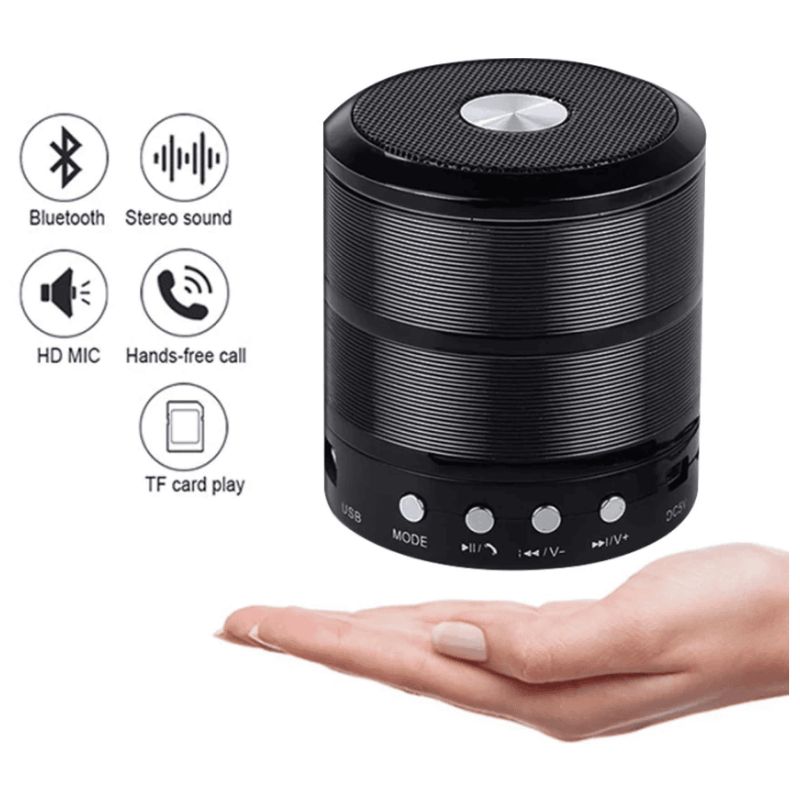 Wireless Mini Portable Bluetooth Speaker - Black